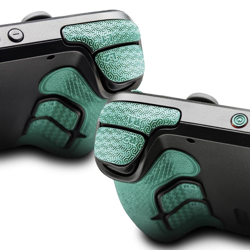 Luck&Link Controller Grip for Steam Deck OLED&LCD,Textured Skin kit,Anti-Skid Sweat-Absorbent Controllers Handle Grips, Buttons,Triggers,D-pad(Ultra-Mint Green) - Image 3